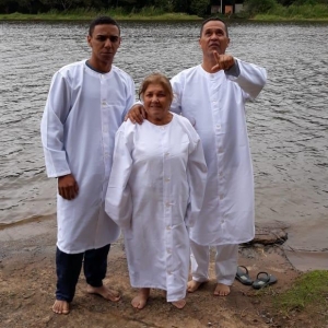 Batismo na cidade de Campinas Campo Grande dia 04.08