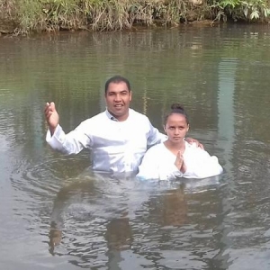 Batismo na cidade de Carbonita/MG dia 29/04/2017