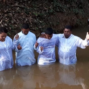 Batismo na cidade de Ibitira/MG dia 06.10.2019 