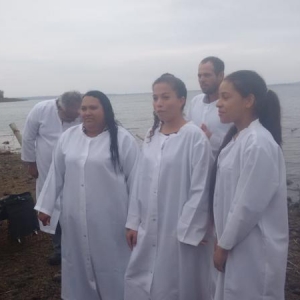 Batismo na cidade de Indiaporã/SP dia 25.08.2018