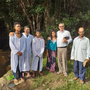 Batismo na cidade de Santa Maria de Itacaré/BA dia 22.09.2019