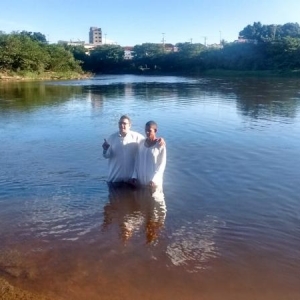 Batismo na cidade que está em Água Doce dia 28.04
