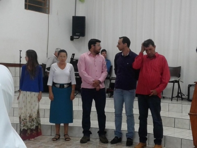 Batismo e reconciliação na cidade de Ibitinga no dia 15/11/2015
