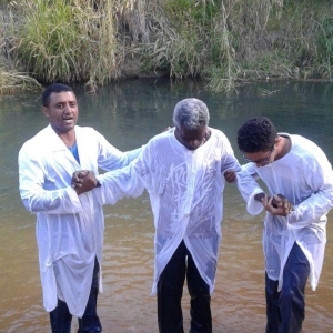 Batismo em Araxá/MG dia 16/07/2017