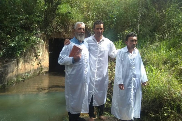 Batismo em Brasília - Recanto das Emas e Parque de Santa Rita dia 21.04.2019