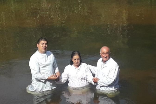 Batismo na cidade de Araraquara dia 21.04.2019