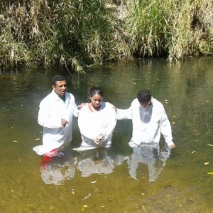 Batismo na cidade de Araxá/MG dia 10.09.2017