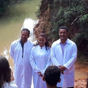 Batismo na cidade de Brasília - P. Sul dia 19.05