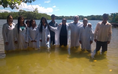 Batismo na cidade de Cabo Frio/ RJ dia 27.01.2019