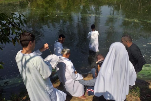 Batismo na cidade de Campinas dia 15.09.2019