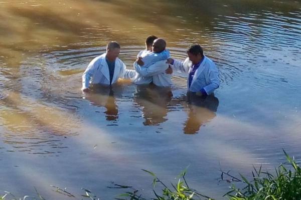 Batismo na cidade de Capivari/SP dia 20.05.2018