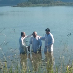 Batismo na cidade de Curitiba/PR dia 09.06