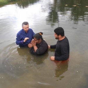 Batismo na cidade de Entroncamento de Jaguaquara BA dia 25.08.2019