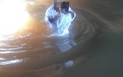 Batismo na cidade de Ibitinga/SP dia 12.08.2018