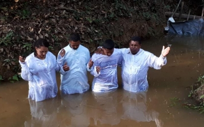 Batismo na cidade de Ibitira/MG dia 06.10.2019 