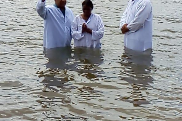 Batismo na cidade de Irapuã/Sp dia 10.02.2019