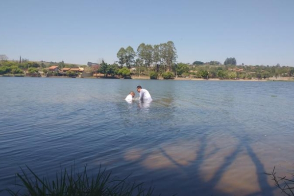 Batismo na cidade de Leme/SP dia 07.09.2018