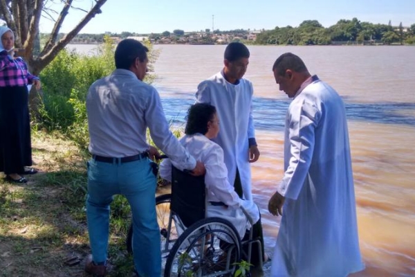 Batismo na cidade de Leme/SP dia 31.03.2019
