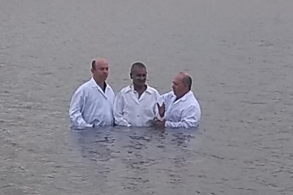 Batismo na cidade de Lins/SP dia 25.11.2018