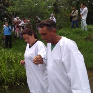 Batismo na cidade de Marília/ SP Dia 06.01.2019