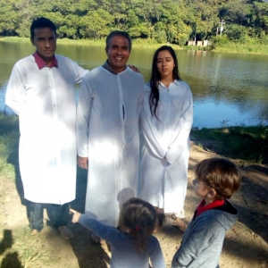 Batismo na cidade de Nova Odessa dia 26.05