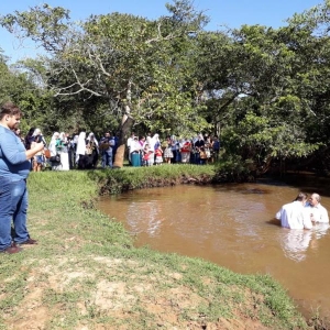 Batismo na cidade de Novo Horizonte/SP dia 27.04.2019