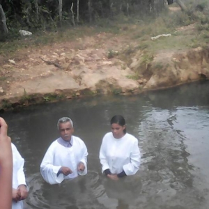 Batismo na cidade de Olhos-d' Água/MG dia 16.09.2018 