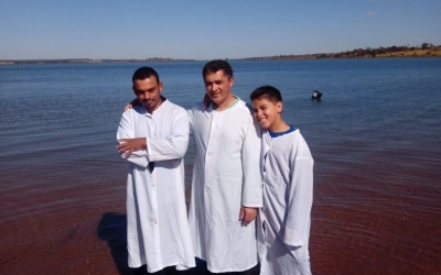 Batismo na cidade de Paranaíba dia 30.06.2019