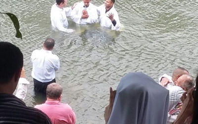 Batismo na cidade de Santa Bárbara D' Oeste/SP.