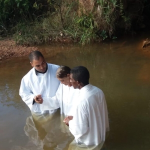 Batismo na cidade de Senador Mourão/mg dia 27.04