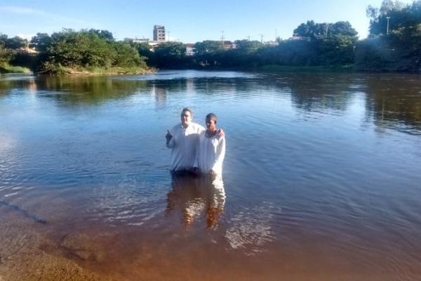 Batismo na cidade que está em Água Doce dia 28.04