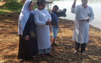 Batismo realizado dia 06/09 na cidade de Ibitinga SP 