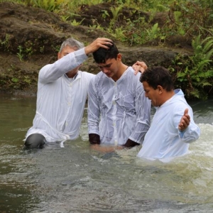 Batismo de mais uma alma  e Ceia do Senhor em Jacareí/SP no dia 29/04/2017.