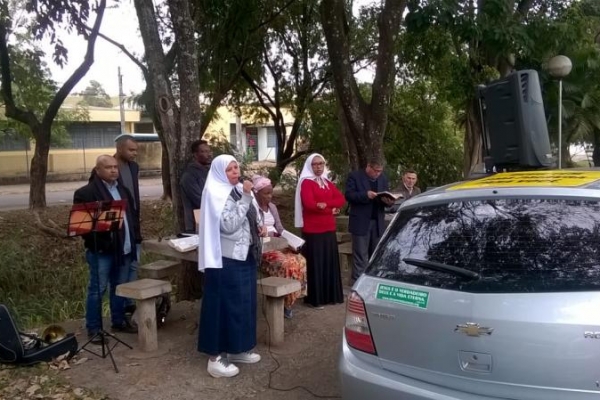 Evangelização na cidade de Piracicaba dia 05.08.2019 