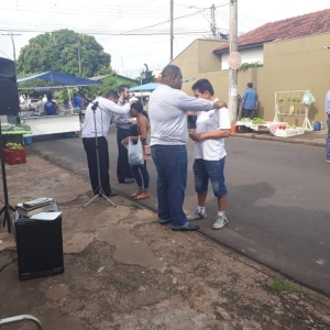 Evangelização no bairro Vila Maria - Igreja que está em Ibitinga/SP dia 07.03.2019