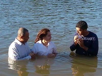 Imagem da Galeria Batismo na cidade de Água Doce/BA dia 29/04/2017