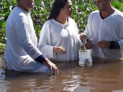 Imagem da Galeria Batismo na cidade de Ibitinga/SP dia 30.03.2019