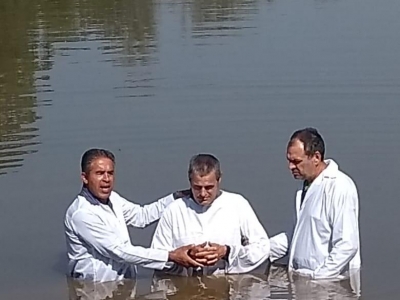 Imagem da Galeria Batismo na cidade de Nova Odessa/SP dia 03.02.2019