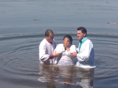 Imagem da Galeria Batismo realizado dia 06/09 na cidade de Ibitinga SP 
