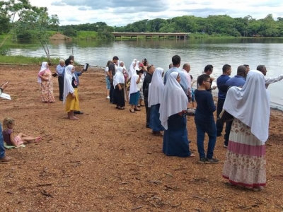 Imagem da Galeria Batismo realizado em Ibitinga/SP no Encontro 2020 