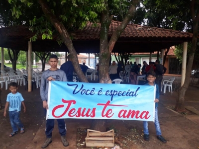 Imagem da Galeria Evangelização e culto ao ar livre na cidade de Pontal SP dia 24.11.2019.