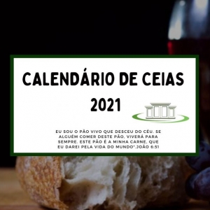 Calendário de Ceias 2021 