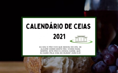 Calendário de Ceias 2021 