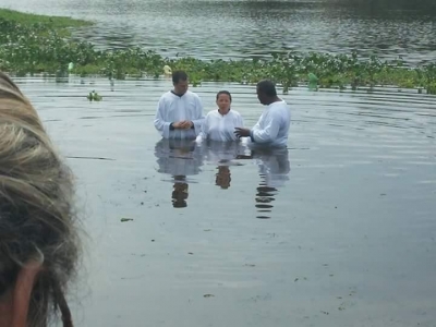 Batismo e reconciliação na cidade de Ibitinga no dia 15/11/2015